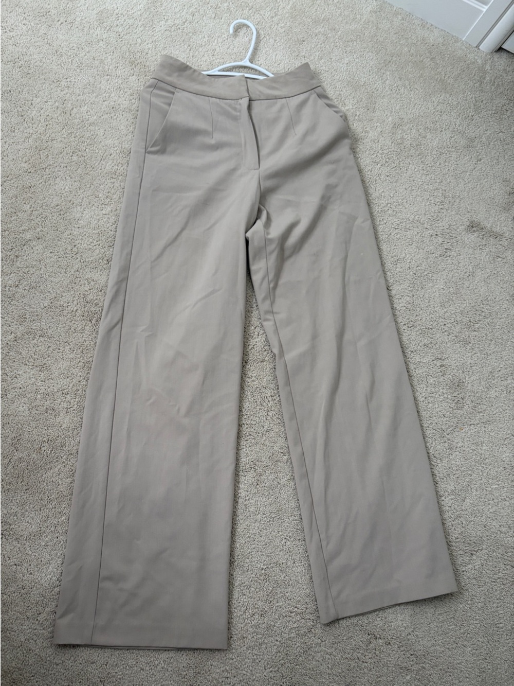Dynamite Neutral Wide-Leg Pants in Taupe